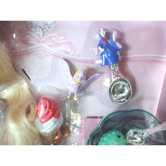 NEW Disney CINDERELLA 15" DOLL Play Set Ice Cream Party + Carriage Musical Toy + - Picture 10 of 11